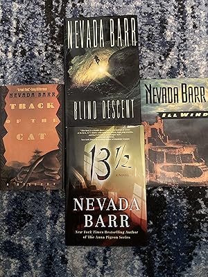 Image du vendeur pour Blind Descent (Anna Pigeon #6 Mysteries), *SIGNED*, First Edition, New, ** BUNDLE & SAVE with 3 additional titles by Nevada Barr, HC copies: 1) "TRACK OF THE CAT" (#1 Anna Pigeon), 2): "13 1/2" (Stand Alone) with Purchase mis en vente par Park & Read Books