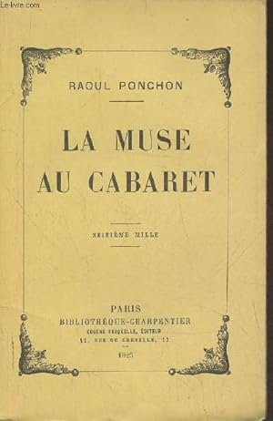 Imagen del vendedor de La muse au cabaret a la venta por Le-Livre