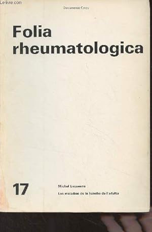 Image du vendeur pour Documenta Geigy - Folia rheumatologica : n17 - Les maladies de la hanche de l'adulte mis en vente par Le-Livre