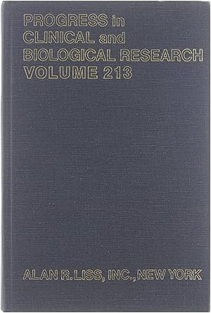 Seller image for Progress in clinical and biological research volume 213: Plant flavonoids in biology and medicine - Biochemical, pharmalogical and structure-activity relationships for sale by Untje.com