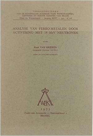 Immagine del venditore per Analyse van ferro-metalen door activering met 14 MeV neutronen venduto da Untje.com