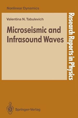 Bild des Verkufers fr Microseismic and Infrasound Waves zum Verkauf von moluna