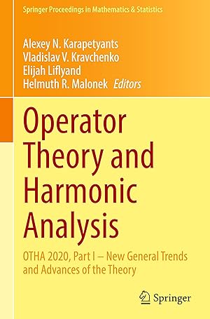 Seller image for Operator Theory and Harmonic Analysis for sale by moluna