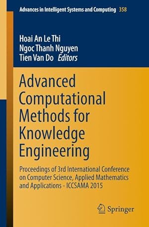 Immagine del venditore per Advanced Computational Methods for Knowledge Engineering venduto da moluna