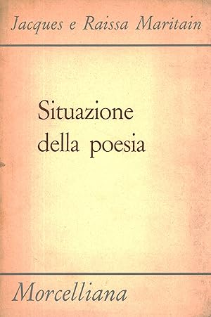 Seller image for Situazione della poesia for sale by Di Mano in Mano Soc. Coop