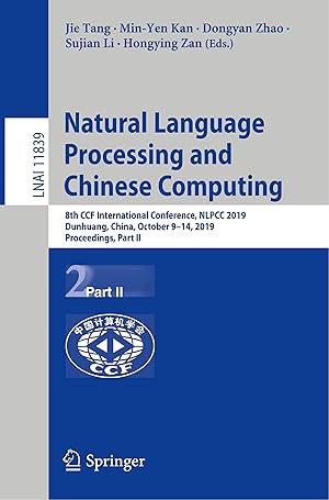 Seller image for Natural Language Processing and Chinese Computing for sale by moluna