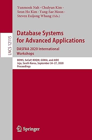 Imagen del vendedor de Database Systems for Advanced Applications. DASFAA 2020 International Workshops: a la venta por moluna