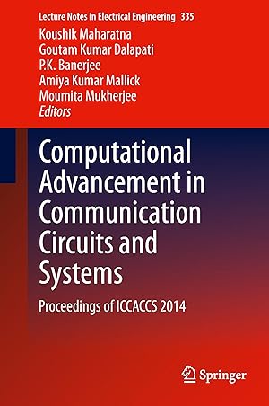 Seller image for Computational Advancement in Communication Circuits and Systems for sale by moluna