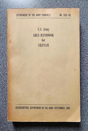 US Army Area Handbook for Vietnam