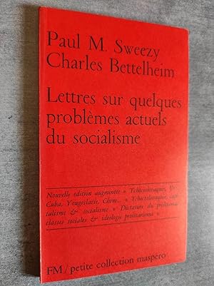 Imagen del vendedor de Lettres sur quelques problmes actuels du socialisme. a la venta por Librairie Pique-Puces