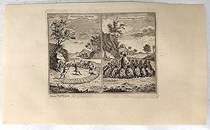 Seller image for Hottentot Corn-Threshing from Kolben; Hottentot Marriage from Kolben for sale by Attic Books (ABAC, ILAB)