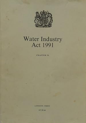 Water Industry Act 1991 Chapter 56.