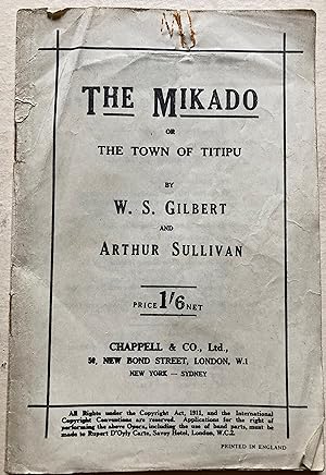 The Mikado Or The Town Of Titipu