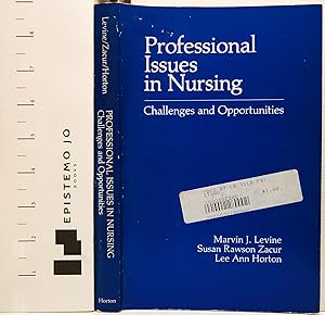 Imagen del vendedor de Professional Issues in Nursing: Challenges and Opportunities a la venta por Epistemo Jo Books