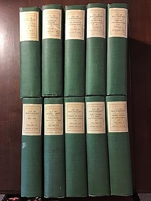 THE WORKS OF GUY DE MAUPASSANT (COMPLETE SET OF 10 )