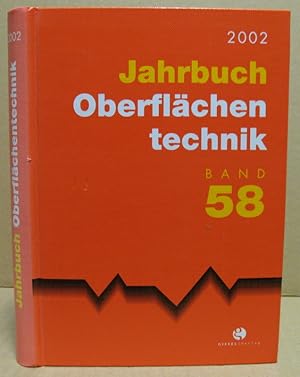 Bild des Verkufers fr Jahrbuch Oberflchentechnik, Band 58 (2002). zum Verkauf von Nicoline Thieme