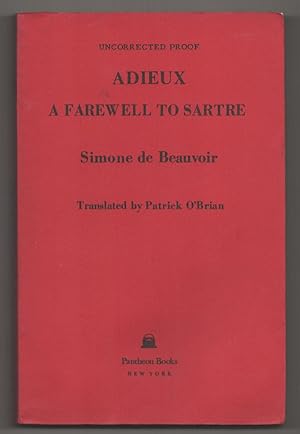 Image du vendeur pour Adieux A Farewell to Sartre mis en vente par Jeff Hirsch Books, ABAA