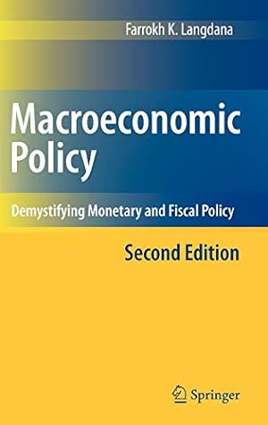 Imagen del vendedor de Macroeconomic Policy: Demystifying Monetary and Fiscal Policy a la venta por WeBuyBooks