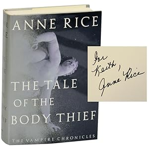 Bild des Verkufers fr The Tale of The Body Thief (Signed First Edition) zum Verkauf von Jeff Hirsch Books, ABAA