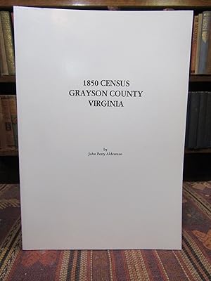 Imagen del vendedor de 1850 Census Grayson County Virginia a la venta por Pages Past--Used & Rare Books