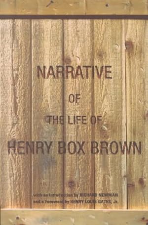 Bild des Verkufers fr Narrative of the Life of Henry Box Brown zum Verkauf von GreatBookPricesUK