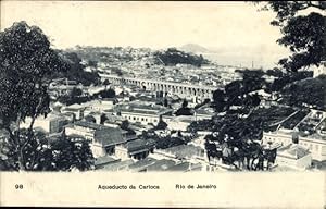 Bild des Verkufers fr Ansichtskarte / Postkarte Rio de Janeiro Brasilien, Aqueducto da Carioca zum Verkauf von akpool GmbH