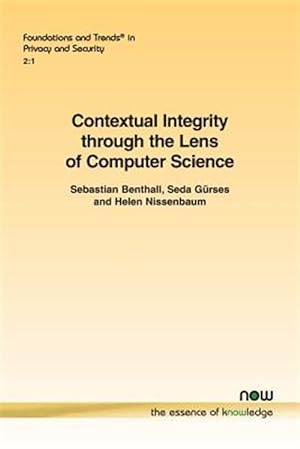Immagine del venditore per Contextual Integrity Through the Lens of Computer Science venduto da GreatBookPricesUK