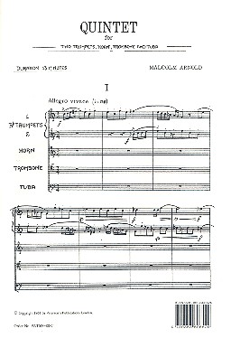 Bild des Verkufers fr Quintet for Brass Op. 73 zum Verkauf von moluna