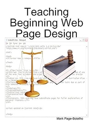 Seller image for Teaching Beginning Web Page Design for sale by GreatBookPrices