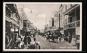 Postcard Barbados, Main Street