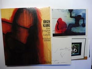 JÜRGEN KLAUKE * - Eine Ewigkeit ein Lächeln. Zeichnungen, Fotoarbeiten, Performances 1970/1986. +...