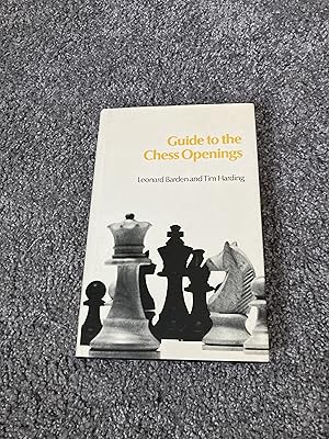 Chess Openings book by Leonard Barden