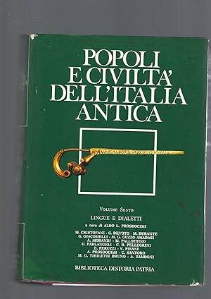 POPOLI E CIVILTA' DELL' ITALIA ANTICA, 6 e 6 bis