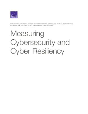 Immagine del venditore per Measuring Cybersecurity and Cyber Resiliency venduto da GreatBookPrices