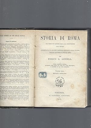 Imagen del vendedor de STORIA DI ROMA a la venta por librisaggi