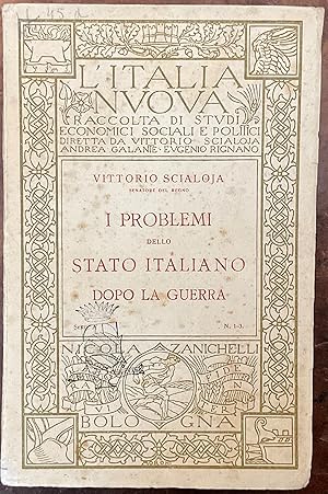 I problemi dello Stato italiano dopo la guerra