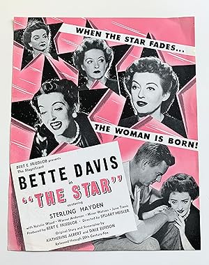 Immagine del venditore per The Star. UK Film publicity flyer. Synopsis, Cast, Credits. venduto da Peter Scott