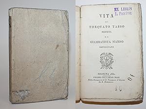 Vita di Torquato Tasso, scritta da G. Manso napoletano.