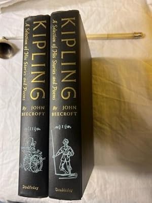 Seller image for KIPLING, A SELECTION OF HIS STORIES AND POEMS; TWO BOOK SET for sale by Antique Books Den