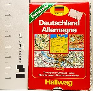 Deutschland 1 : 700 000. Straßenkarte mit Distoguide, Transit und Index. (Euro Map)