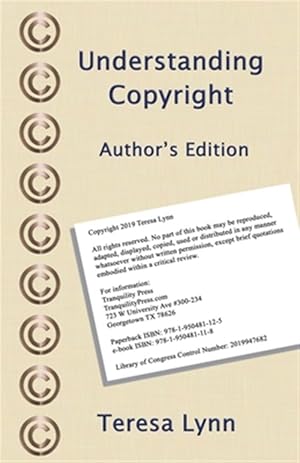 Bild des Verkufers fr Understanding Copyright: Author's Edition zum Verkauf von GreatBookPrices