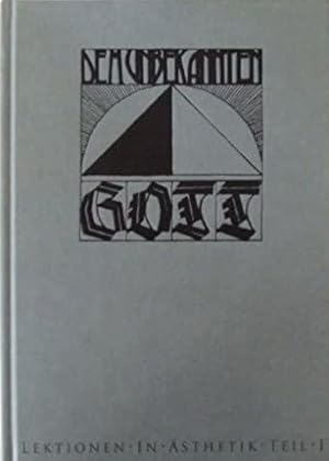 Seller image for Dennis Rudolph : Dem unbekannten Gott - Lektionen in sthetik Teil I. for sale by BuchKunst-Usedom / Kunsthalle