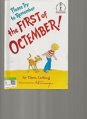 Seller image for Please Try to Remember the First of Octember (Beginner Books(R)) for sale by TuosistBook