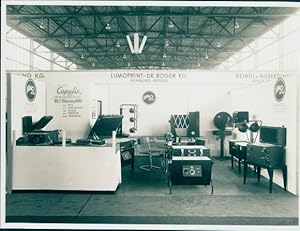 Foto Messestand, Lumoprint Dr. Böger KG, Hamburg, Berlin, Copyfix, Oktober 1950