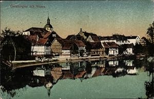Bild des Verkufers fr Ansichtskarte / Postkarte Gerstungen in Thringen, Werrapartie zum Verkauf von akpool GmbH