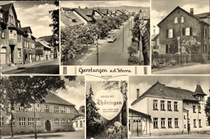 Bild des Verkufers fr Ansichtskarte / Postkarte Gerstungen in Thringen, Ortsansichten, Straenpartie zum Verkauf von akpool GmbH