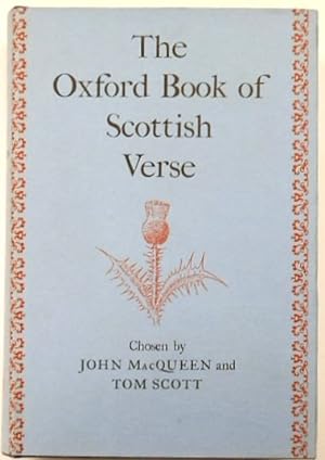 Imagen del vendedor de The Oxford Book of Scottish Verse a la venta por PsychoBabel & Skoob Books