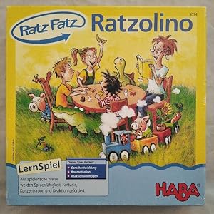 HABA 4574: Ratz Fatz: Ratzolino - Aufgepasst und zugefasst! Holzspielfiguren[Lernspiel]. Achtung:...
