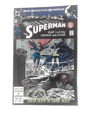 Bild des Verkufers fr Superman Issue 44 A Dark Knight Over Metropolis Part One ( June 1990) zum Verkauf von World of Rare Books