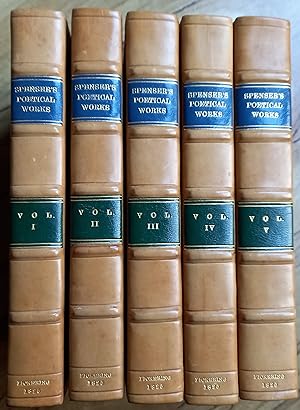 THE POETICAL WORKS OF EDMUND SPENSER in five volumes.